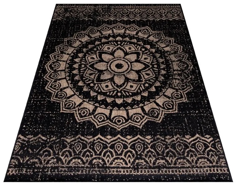Ayyildiz Kusový koberec SUNNY 4417, Čierna Rozmer koberca: 80 x 250 cm