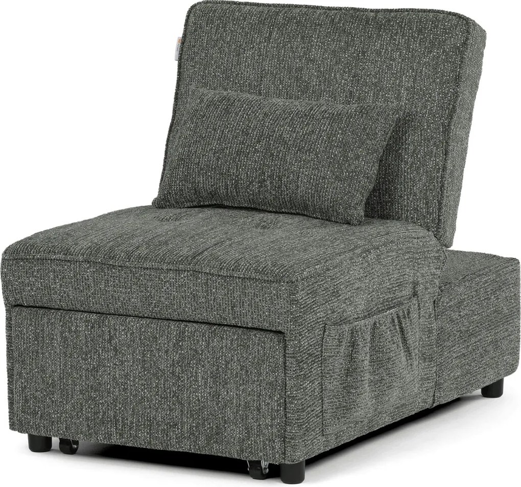 Rozkladacie kreslo látka ASB-C3210 Farba: Zelená