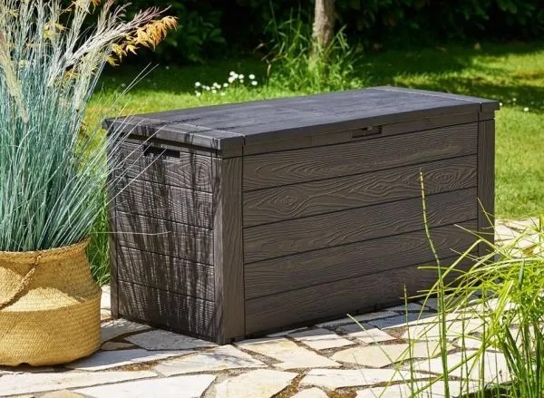 InternetovaZahrada - Úložný box - 120x46x57cm- antracit