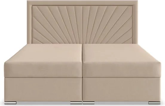 Manželská posteľ VICENZA 140×200 cm béžová