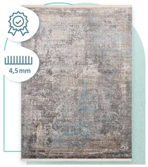 Koberec Split Z332A krémový / tmavosivý