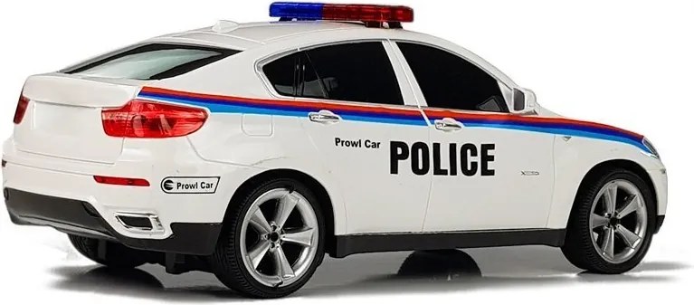 LEAN Toys Policajné kupé na diaľkové ovládanie R/C