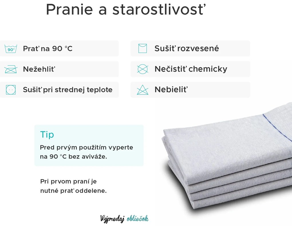 Zdravotnícky uterák MEDI 50 x 100 cm, 100% bavlna