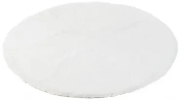 Koberec RABBIT FUR biely kruh