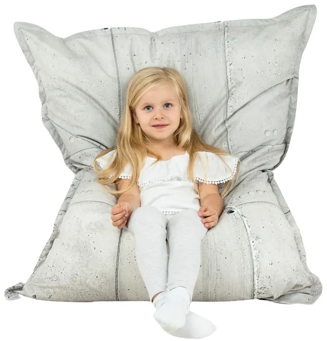 Sedací vak Industrial – veľký vak na sedenie a ležanie v industriálnom štýle (XL/XXL) Veľkosť: XL