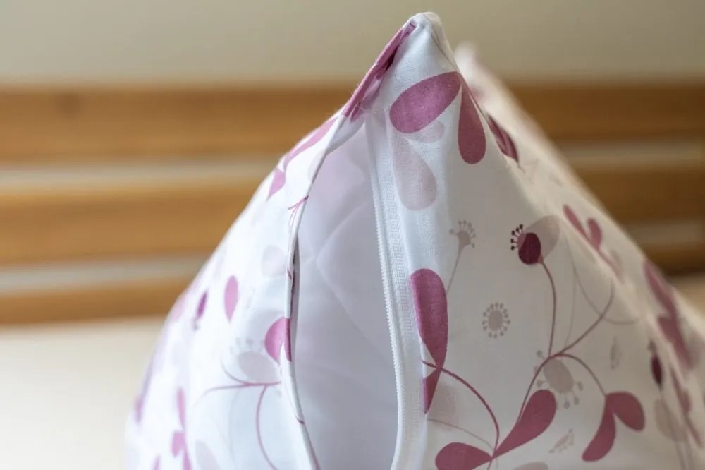 Polášek Bavlnené obliečky KVETINOVÁ HARMÓNIA - Modrá | 40 x 40 cm