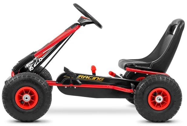Šlapacia motokára Thor červená