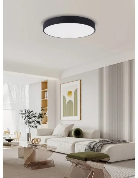 Immax NEO 07203L-LED Stmievateľné stropné svietidlo RONDATE 65W/230V Tuya černá+DO