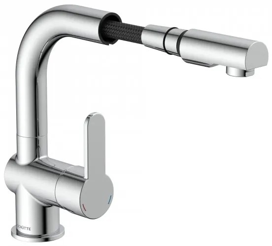 Schütte 79710 - Drezová batéria s vysúvacou sprchou LONDON, lesklý chróm