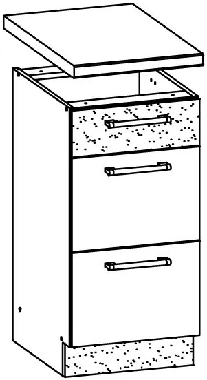 Dolná kuchynská skrinka Modesta MD14 D45 S3. Vlastná spoľahlivá doprava až k Vám domov. 762635