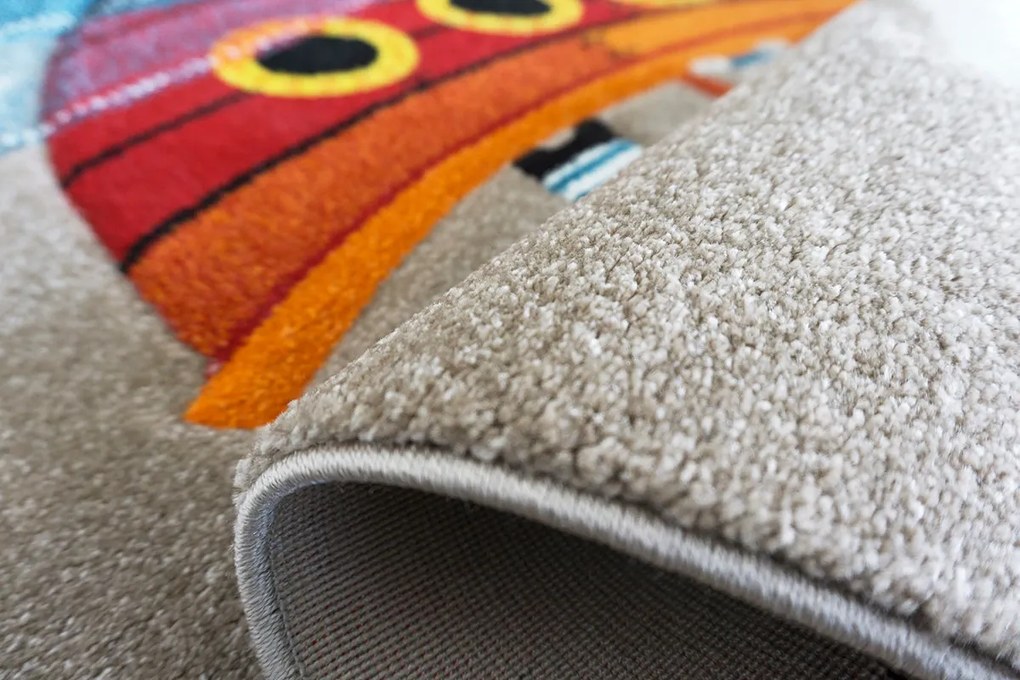 BE Koberec Smart Kids 22766 BLUE – modrý obdĺžnikový Rozmer: 160x230 cm