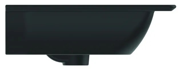 Ideal Standard Connect Air - Nábytkové umývadlo 840x460 mm, s prepadom, hodvábna čierna E0279V3