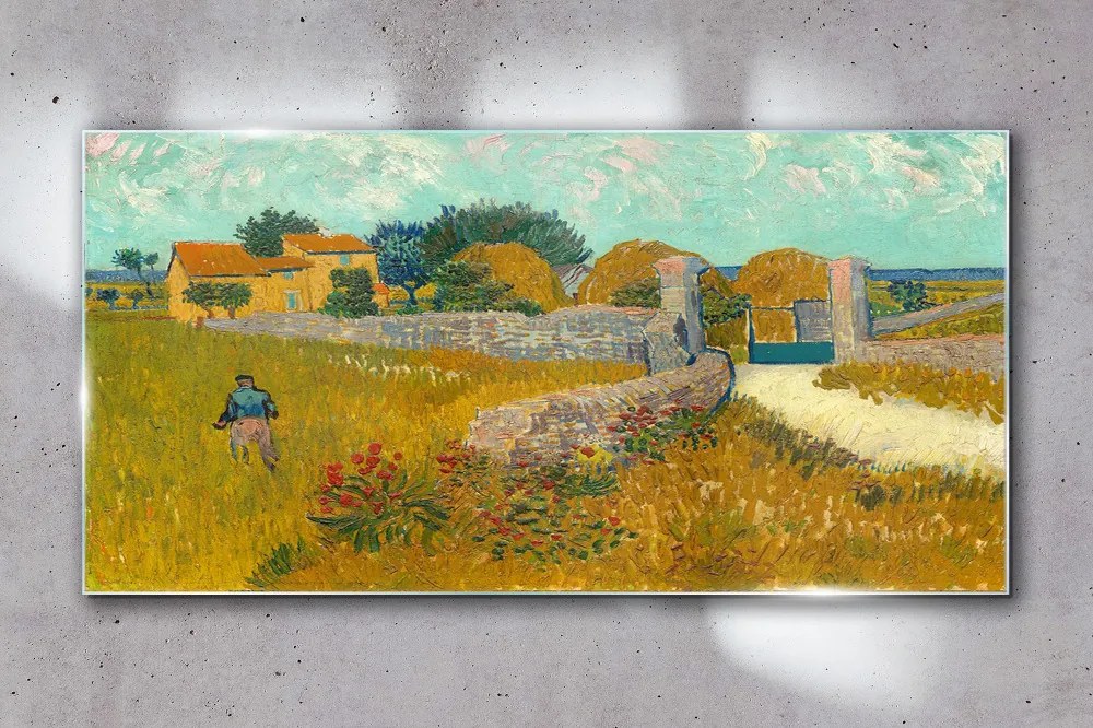 Skleneny obraz Provence house van gogh