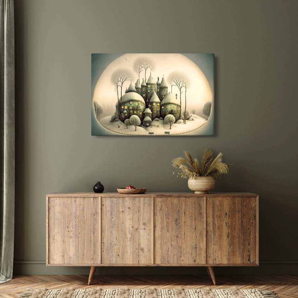 Obraz - Rozprávkové chalúpky (90x60 cm)