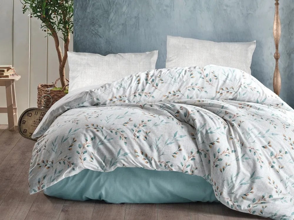 Cottonbox obliečka 100% bavlnené renforcé Lendell mint - 220x200 / 2x70x90 cm
