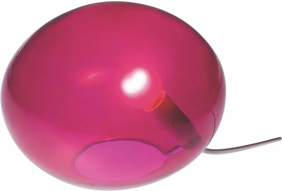 Ružová stolová lampa SULION Ball