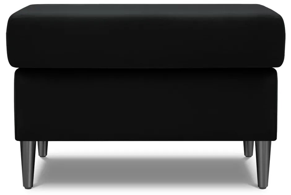 Čierna zamatová podnožka Kyoto – Cosmopolitan Design