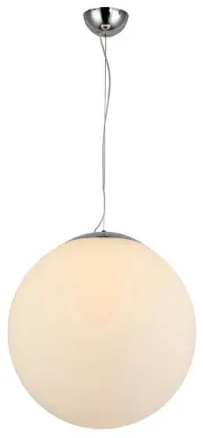 Kovový luster biele Ball 40