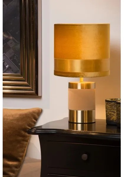 Lucide 10500/81/34 - Stolná lampa EXTRAVAGANZA FRIZZLE 1xE14/40W/230V zlatá