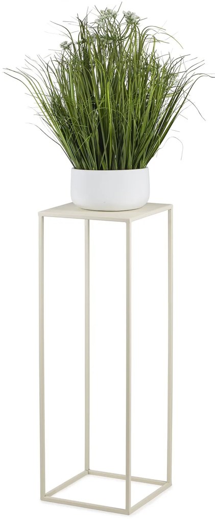 STOJAN NA KVETINÁČ SIMPLE 70X24X24 CM KRÉMOVÁ