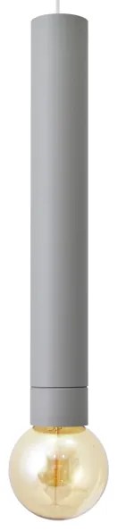 LED Luster na lanku TUBA 1xGU10/20W/230V šedá