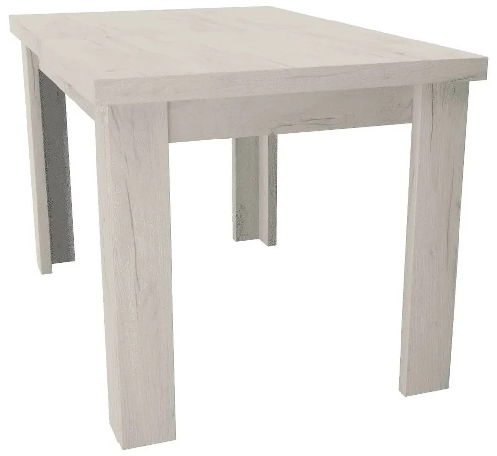 Jedálenský stôl Dany (craft biely) (pre 6-8 osôb). Vlastná spoľahlivá doprava až k Vám domov. 1055403