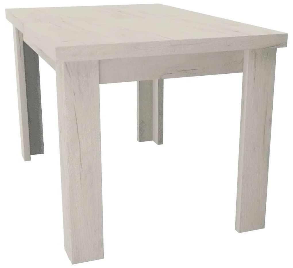 Jedálenský stôl Johny (craft biely) (pre 4-6 osôb). Akcia -21%. Vlastná spoľahlivá doprava až k Vám domov. 1055389