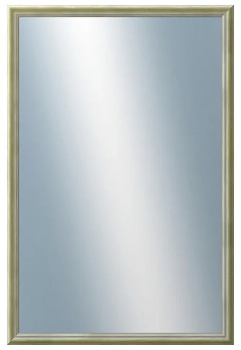 DANTIK - Zrkadlo v rámu, rozmer s rámom 40x60 cm z lišty Y-ka žltá linka (3127)