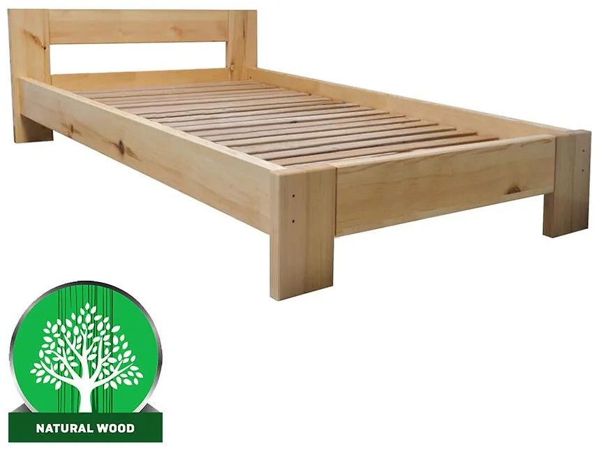 Posteľ KT KUBA 140 borovica