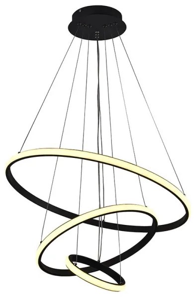 Brilagi - LED Stmievateľný luster na lanku CIRCLE LED/90W/230V 3000-6500K + DO