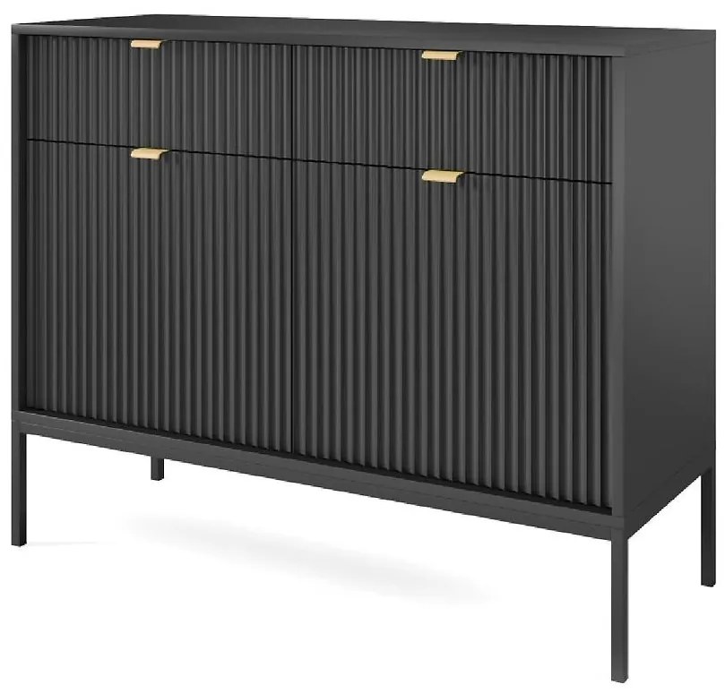 Komoda  Nova Ksz104 čierna