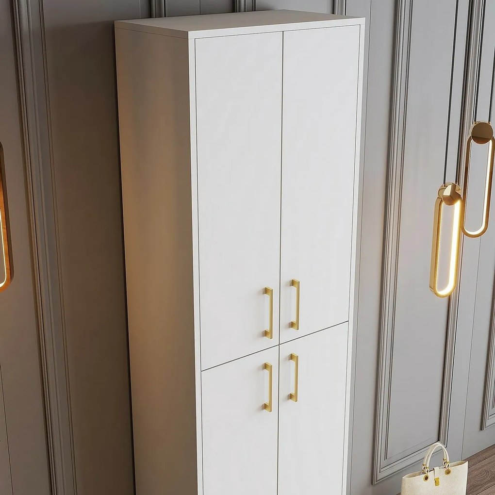 Skriňa Berlin White and Gold