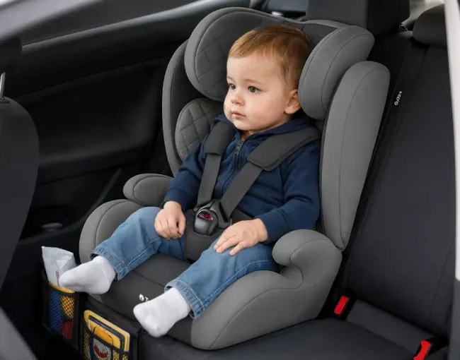 Autosedačka Zooma 25 i‑Size čierna / sivá