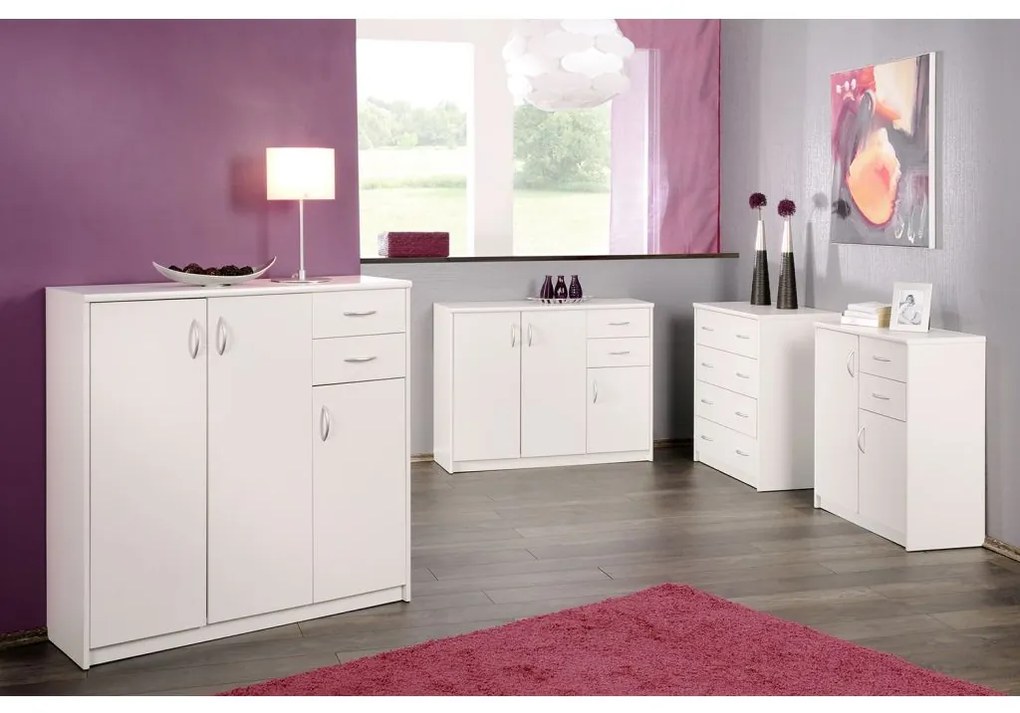 Komoda NICE 3 biela