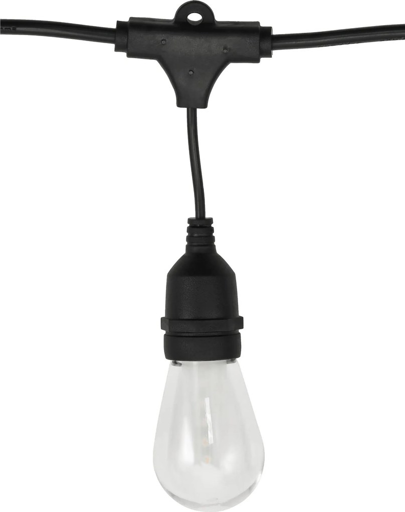 BERGE LED vonkajšia girlanda 15m - 15xLED Atmospheric Fire FLAME