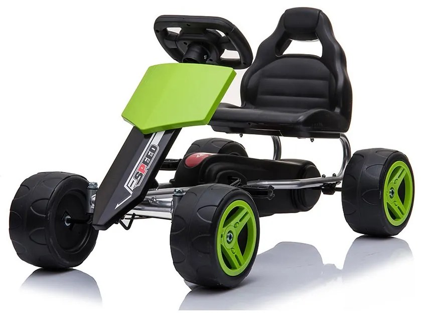 Detská šliapacia motokára Go-kart Baby Mix Speedy zelená
