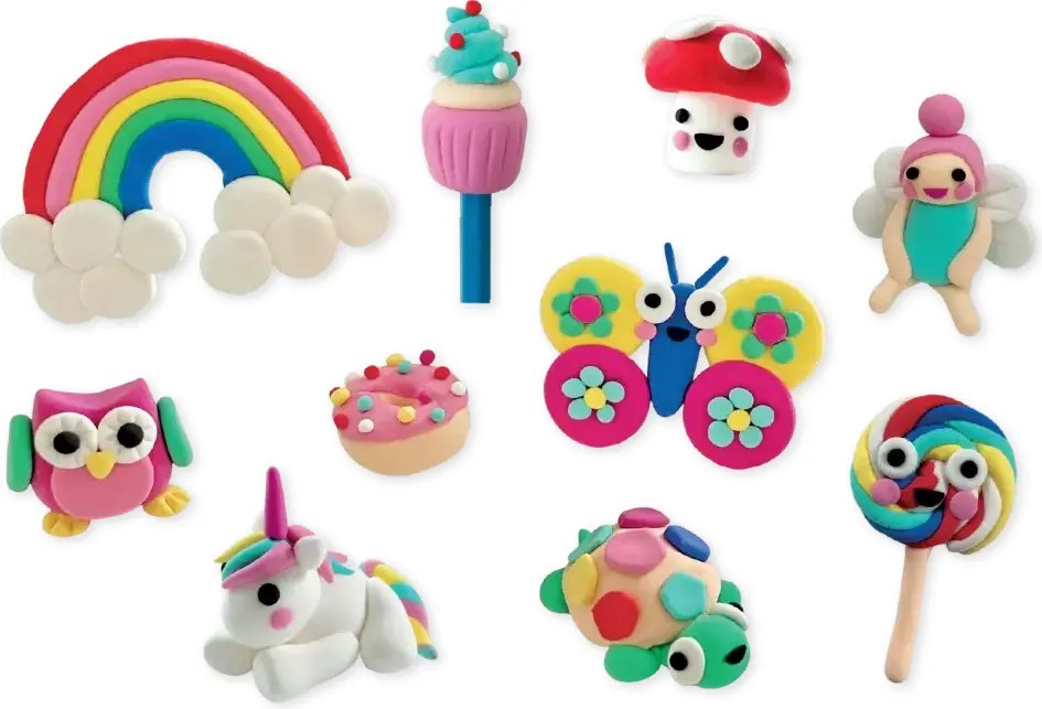 Plastelína Rozprávková dúha | Kreatívna sada Clay & Play pre deti