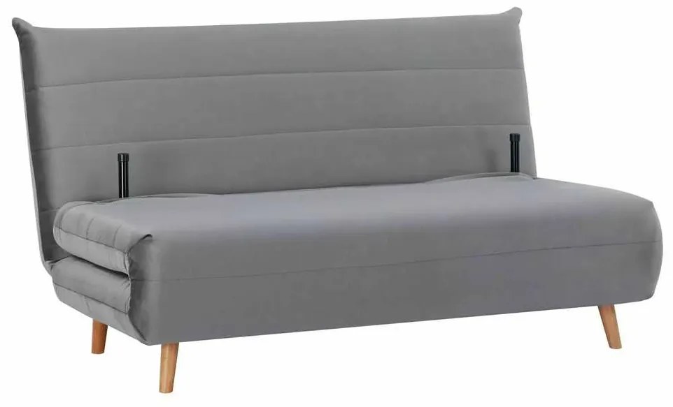 Pohovka Spike II Velvet, sivá / buk