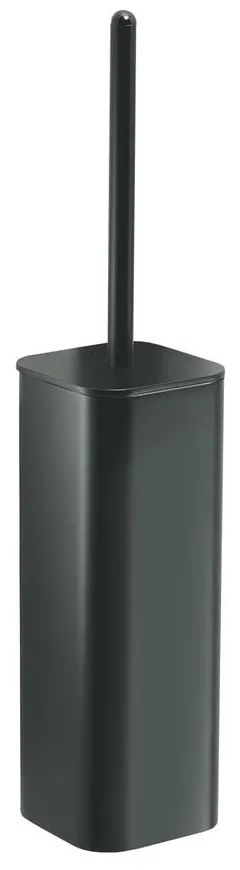 Matne čierna nástenná WC kefa Gedy Flori – Sapho