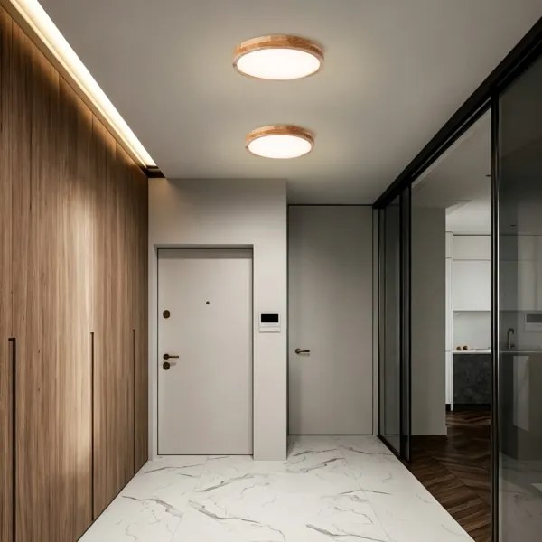 BRILAGI - LED stropné svietidlo WOODLINE LED/24W/230V 3000/4000/6000K, v dekore dub, priemer 30 cm