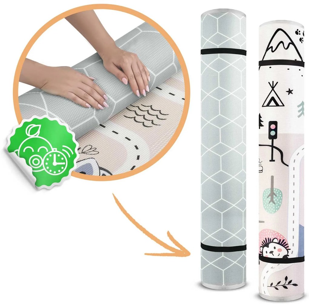 Vzdelávacia penová rohož 180 x 150 x 1,5 cm Nukido NK-342