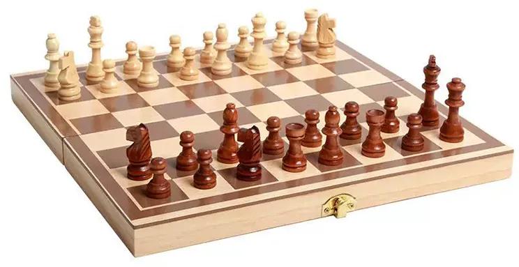 Verk 18277 Šach drevený 3 v 1