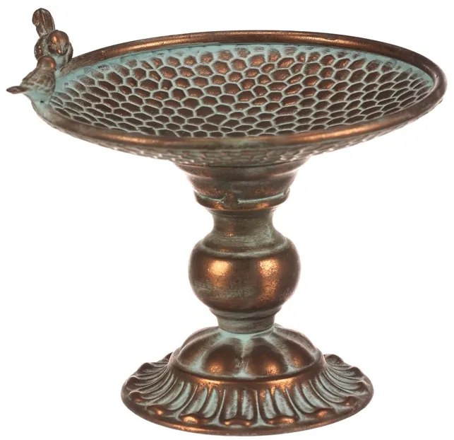 Autronic BONTEC Stojan kovový - 24 cm, aranžovací, s vtáčikmi, medený Farba: Medená