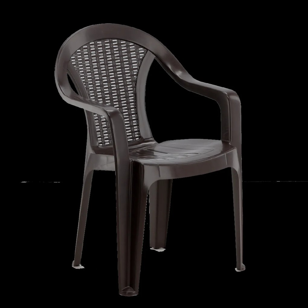 Garden Line ZÁHRADNÁ STOLIČKA 56 x 42 x 78 CM HNEDÁ