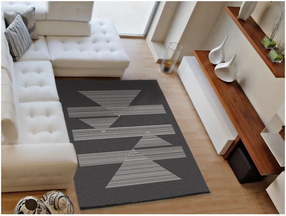 Tmavosivý koberec Universal NORWAY, 120 × 170 cm