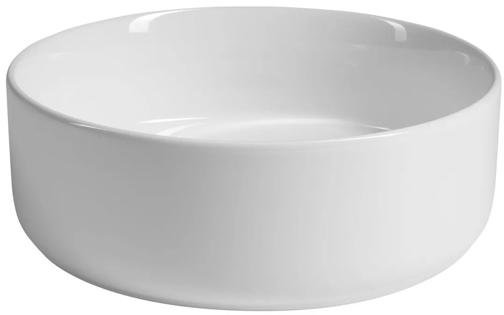 Sapho Sapho, NIMIS keramické umývadlo na dosku priemer 30cm, biela, AR489