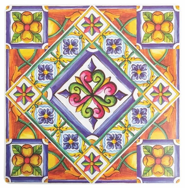 Plastové prestieranie 6 ks 37x37 cm Costiera - Villa d'Este