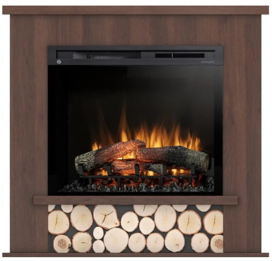 Elektrický krb Tula 28 tmavý dub