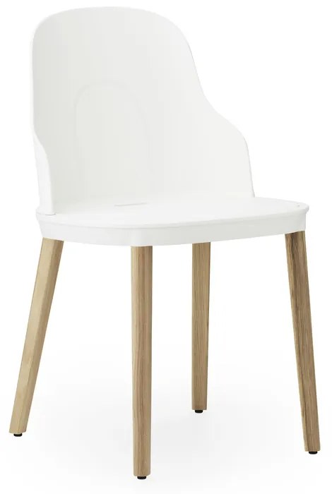 Stolička Allez Chair – biela/dub