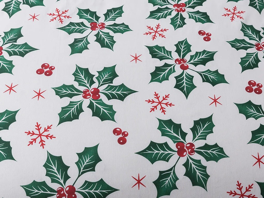 XPOSE® Bavlnené Renforcé obliečky VESELÉ VIANOCE - biele